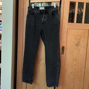 Everlane Womens 90s Cheeky Jean in Black Size 27